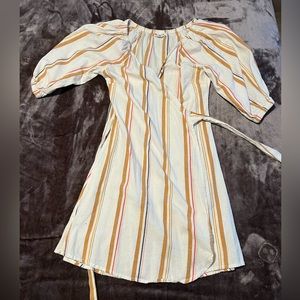 Billabong Long Sleeve Mini Wrap Dress Size Small